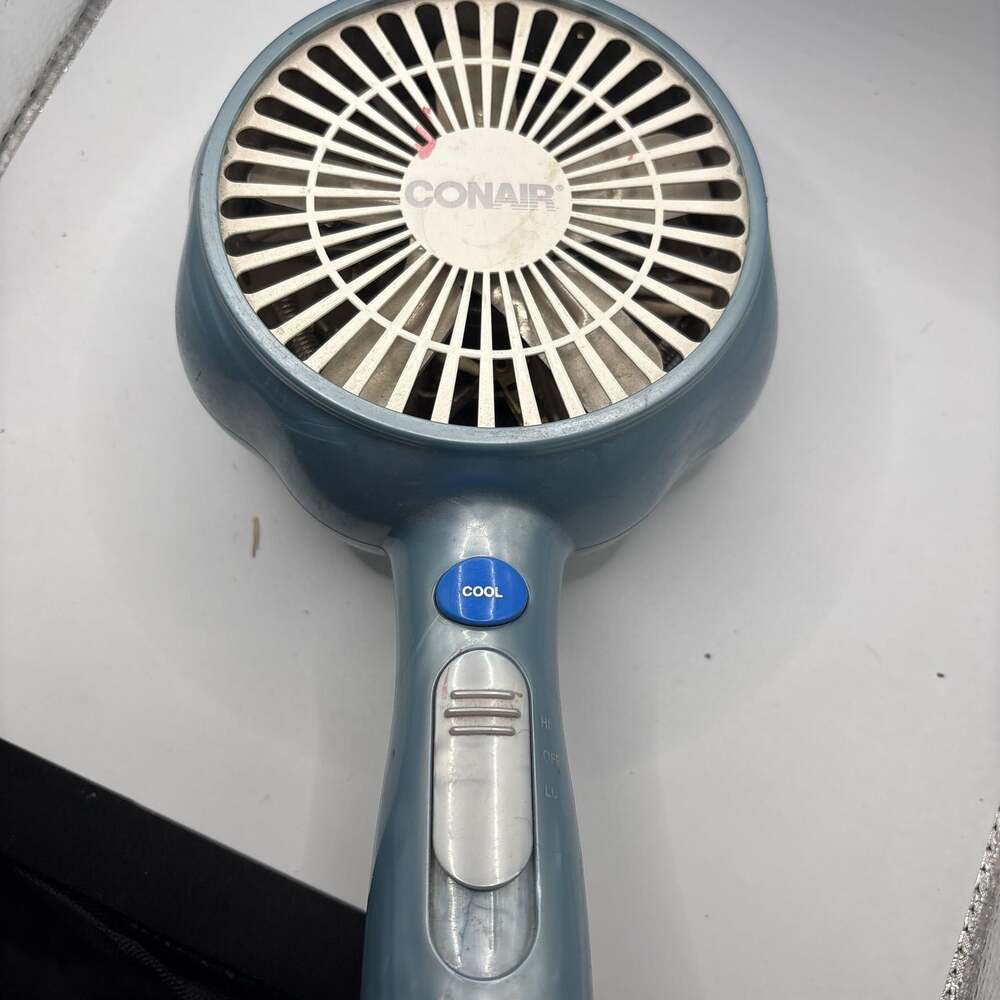 CONAIR Curl Dazzler 1250 Watt Vintage 80s Hair Diffuser Dual Voltage Blow Dryer